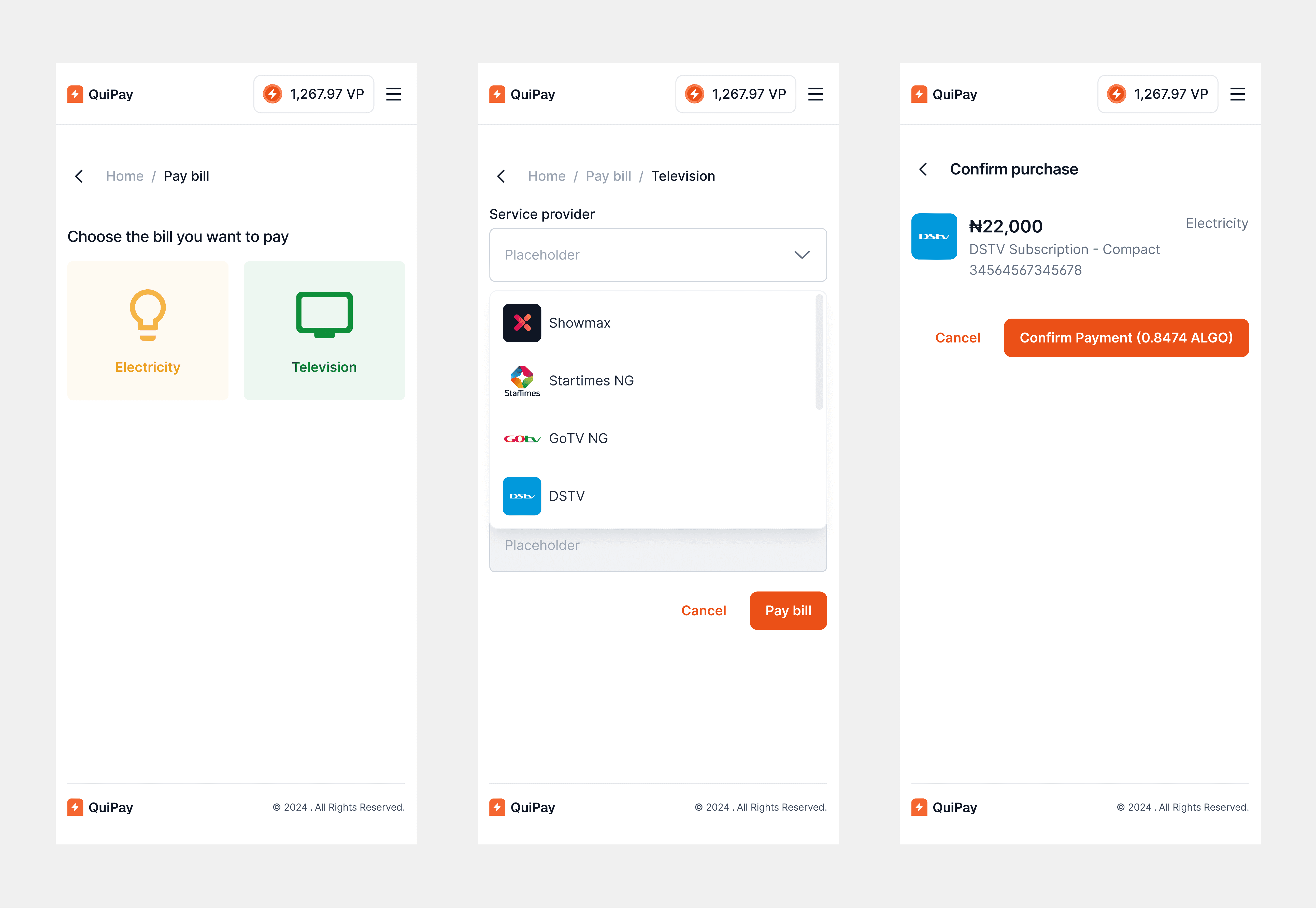 Solution: Crypto Bills Payments Made Easy 3