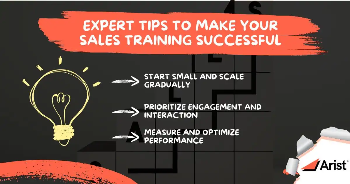 Expert Tips to Make Your Sales Training Successful