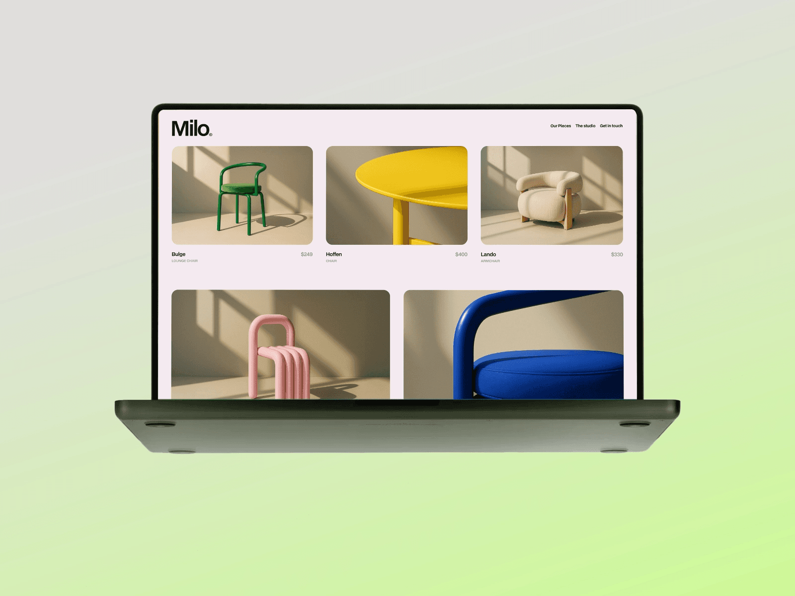 Milo ecommerce framer template