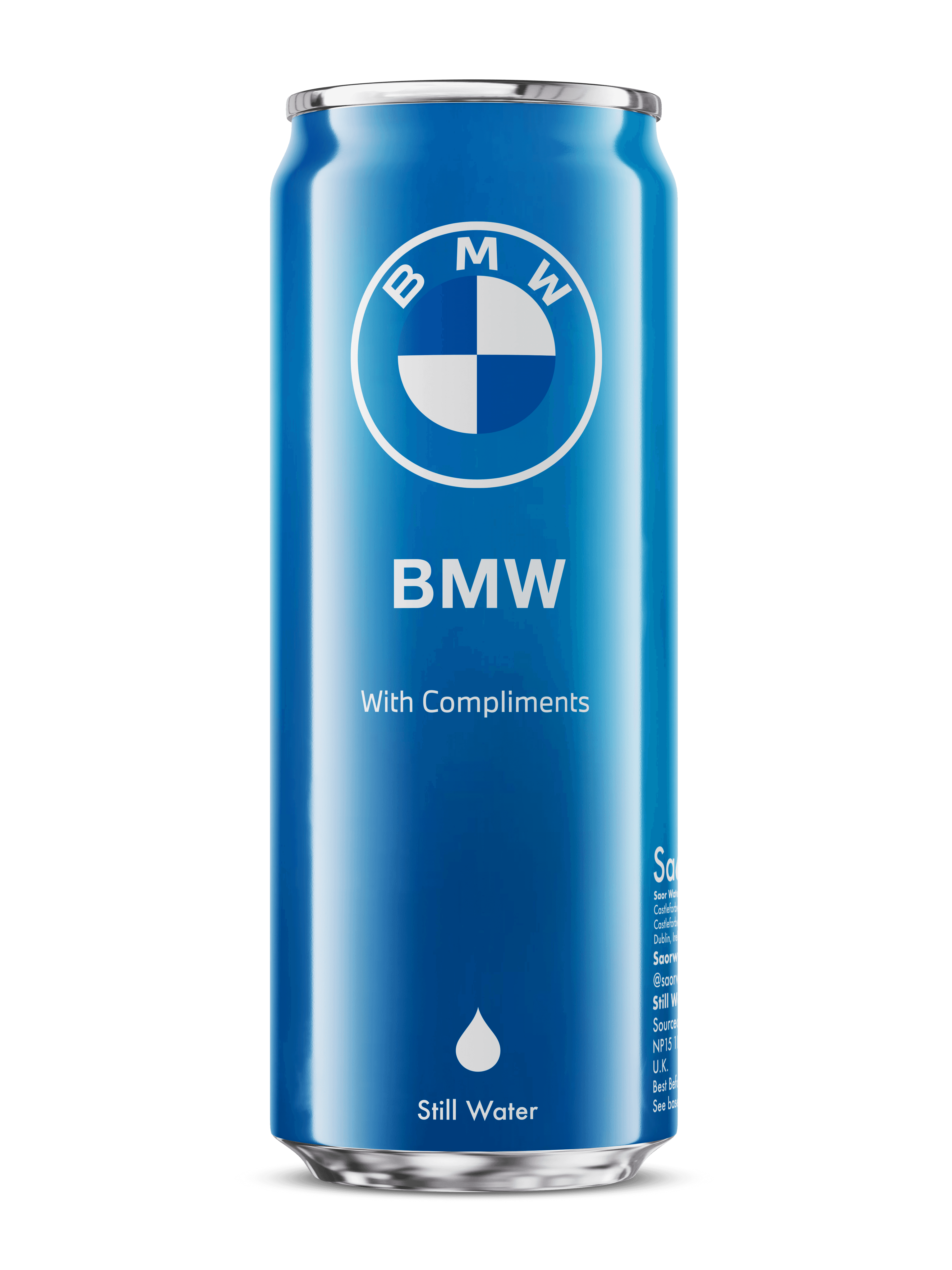 bmw canned water