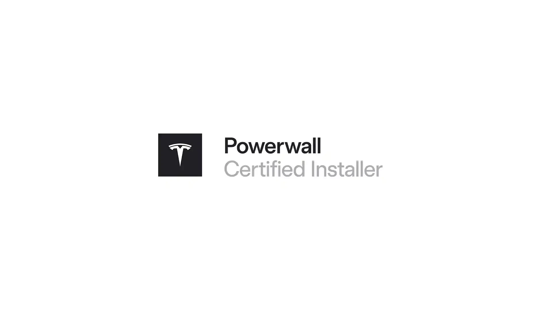 Tesla Powerwall Certified Installer