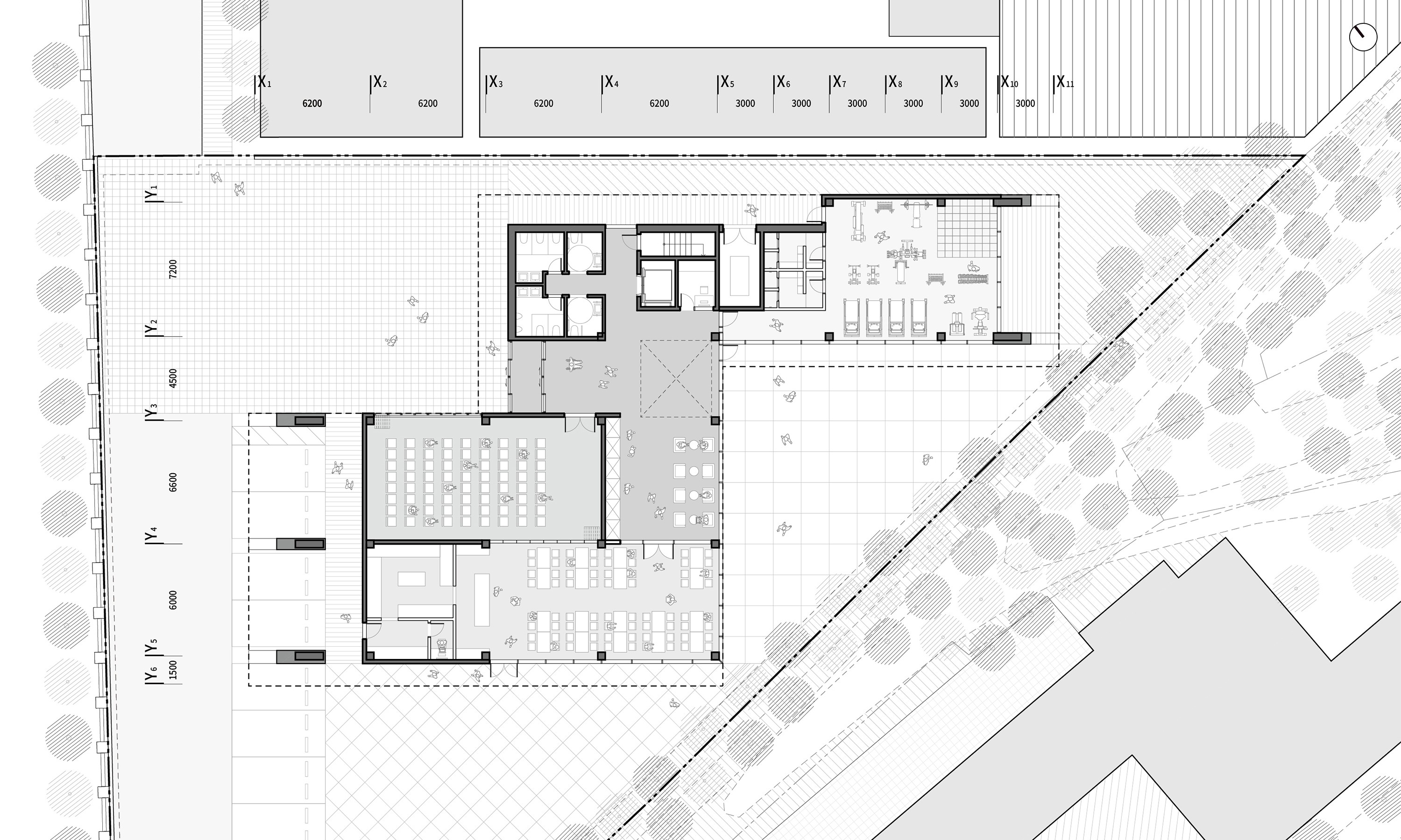 군북농공단지 청년문화센터 | 1층 평면도