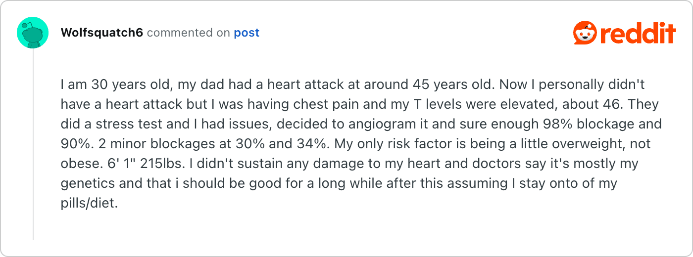 Post on Reddit