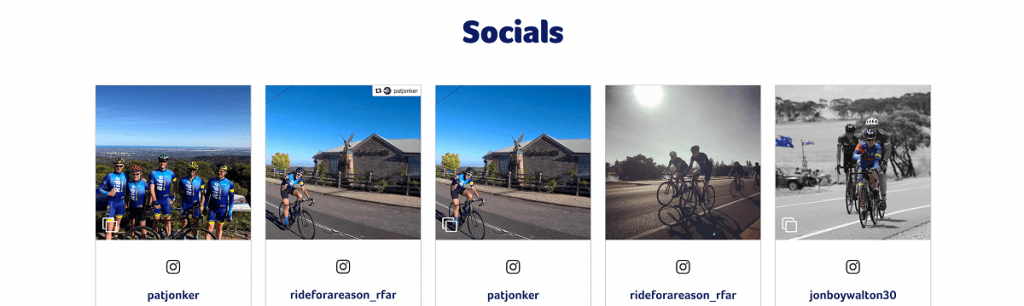 instagram wall example