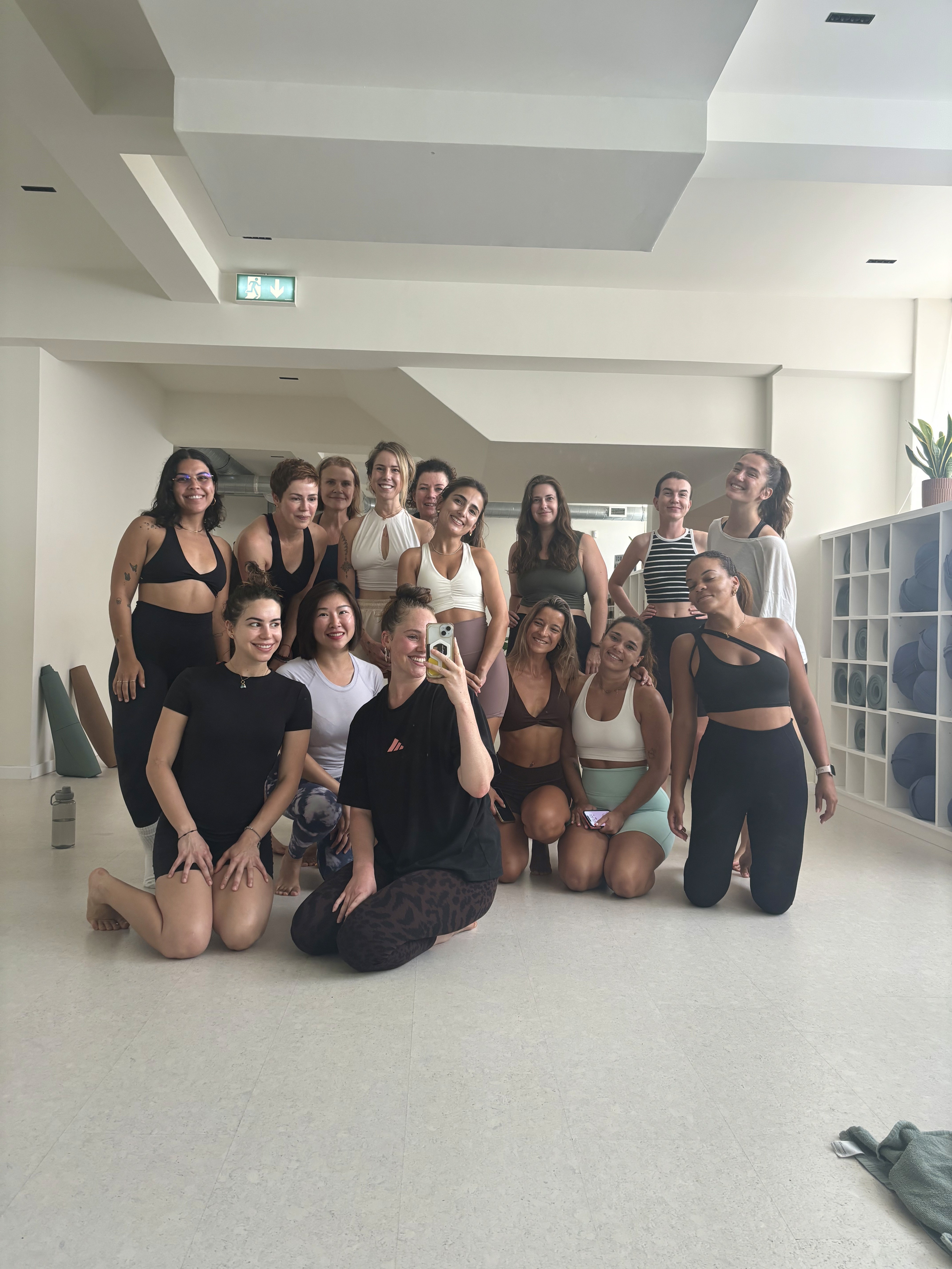Release and Rise group gathered after class