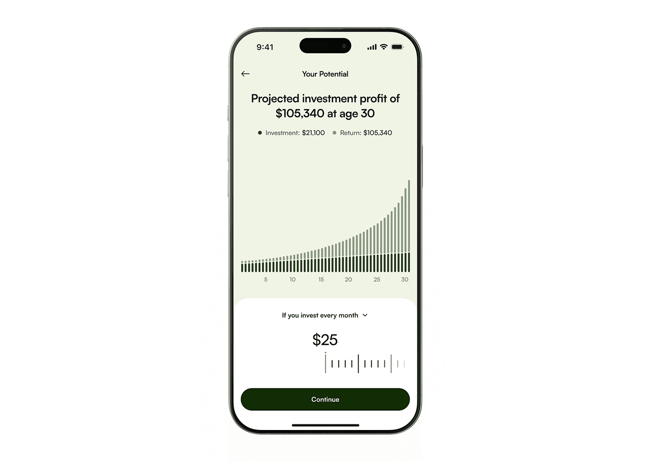 Your Potential flow with projected investment profit