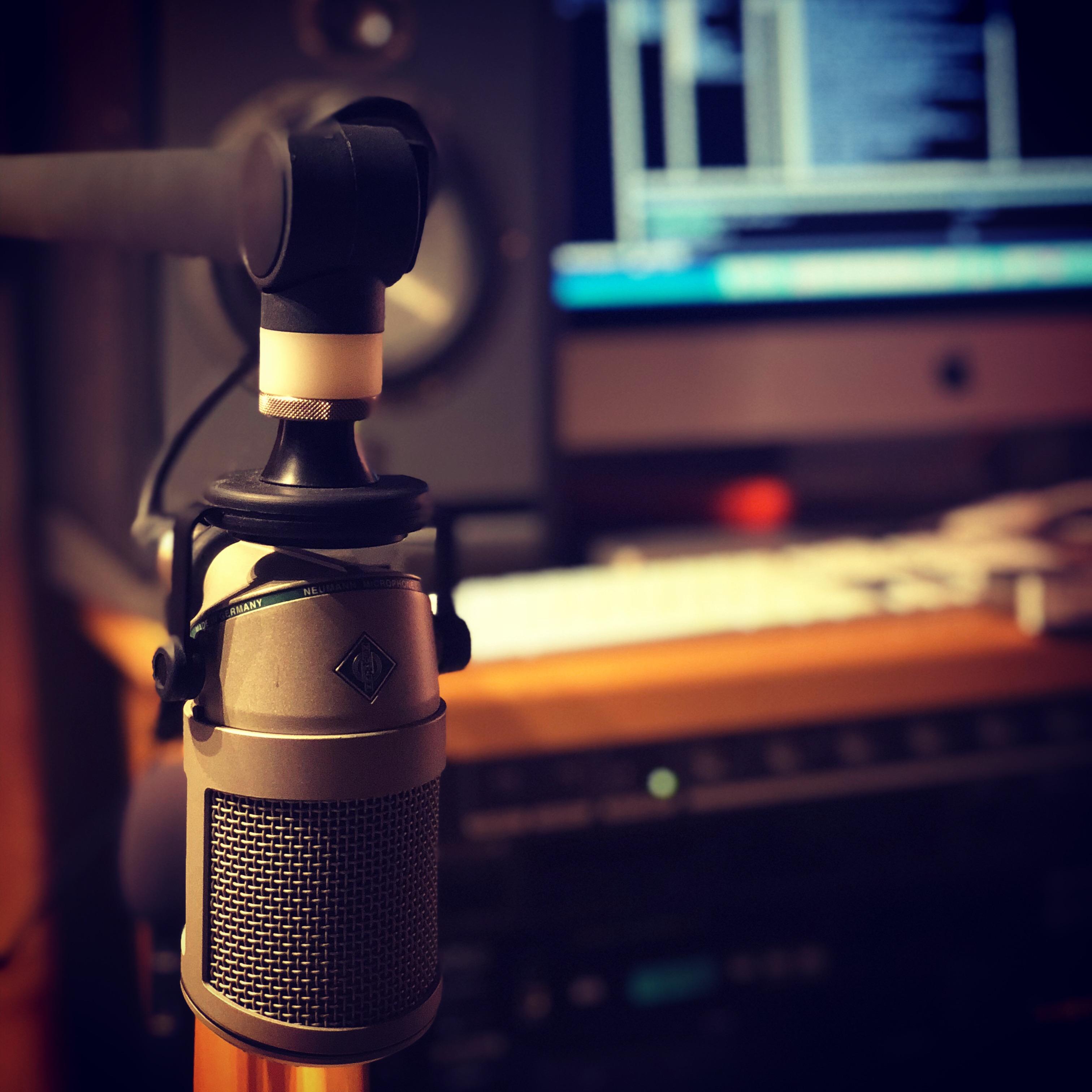 Microphone in the S-TEAM studio