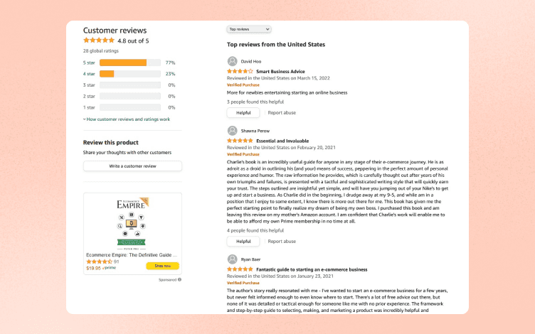 Goodreads community review