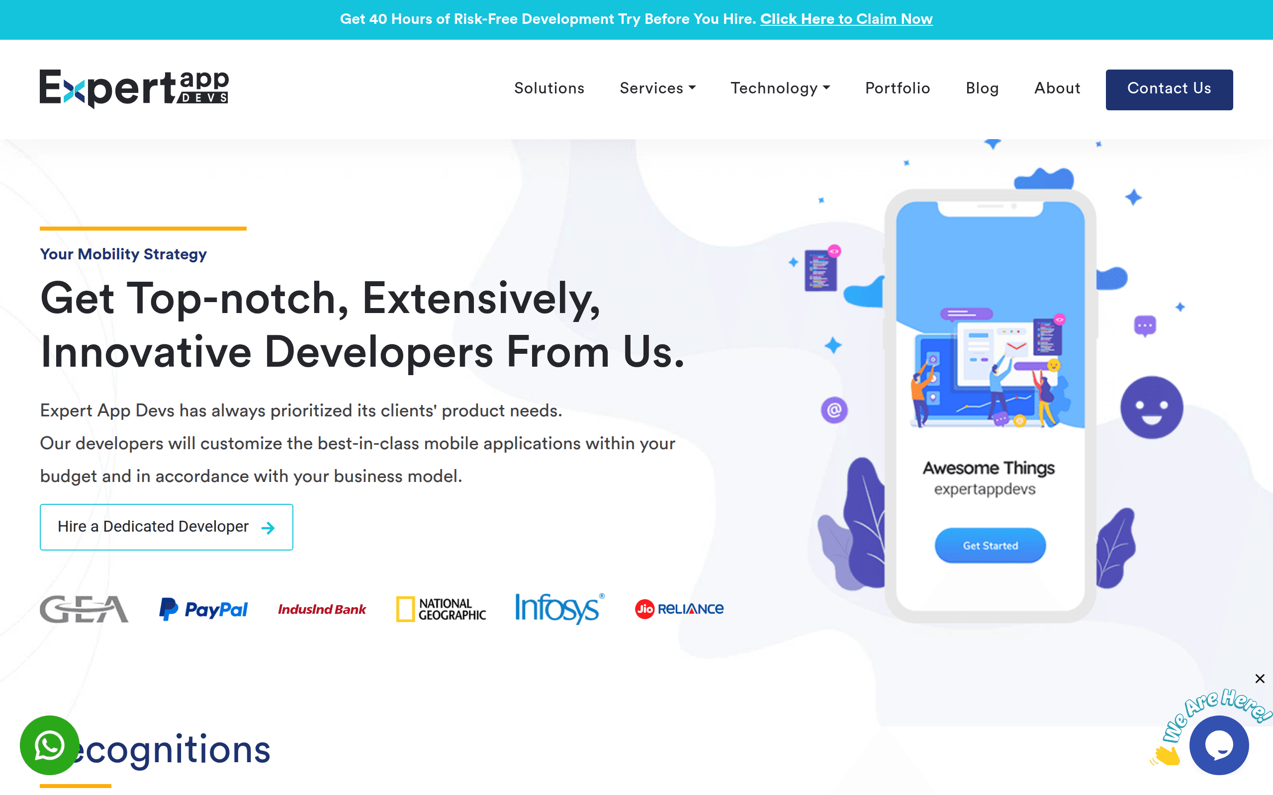 Expert App Devs Screenshot