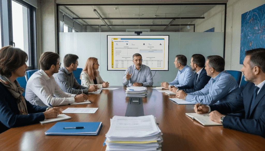 riunione sicurezza sul lavoro con software sicurezza sul lavoro