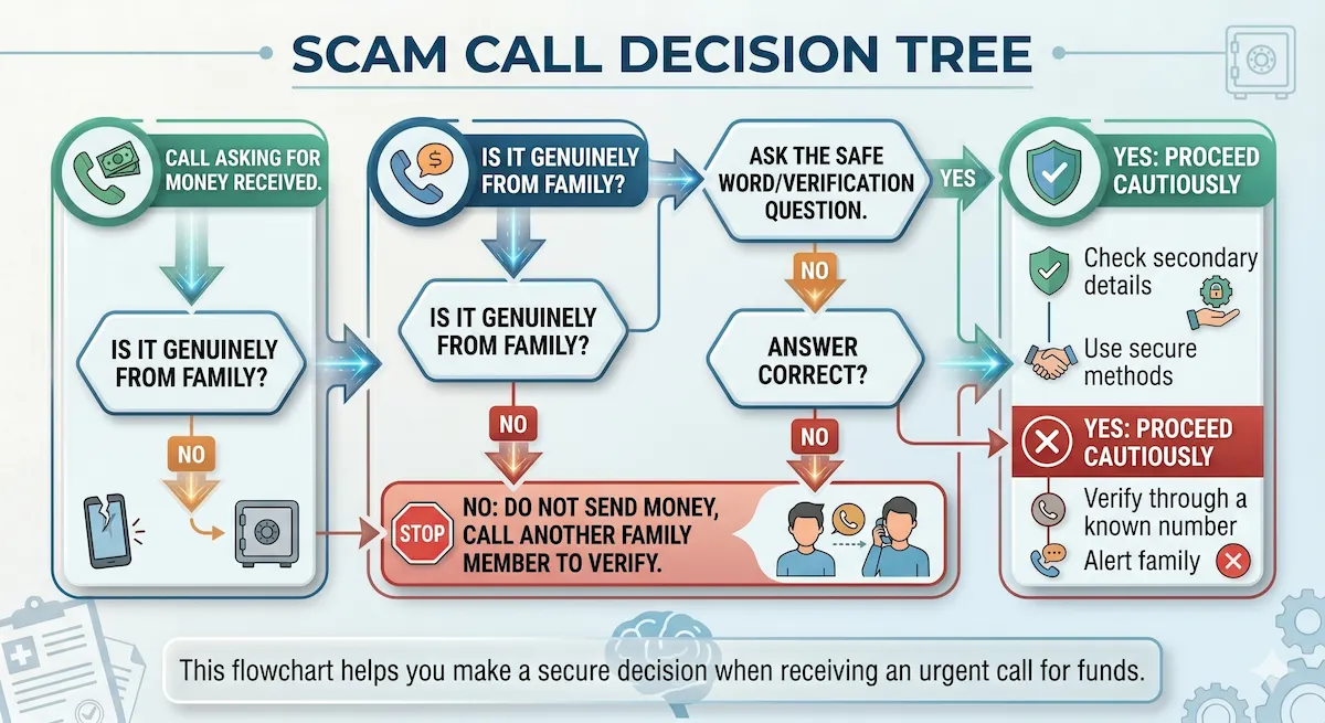 scam protection flowchart