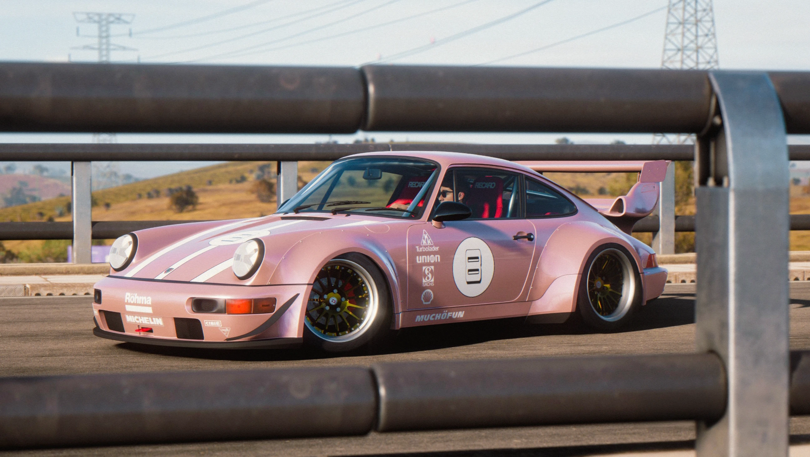 Hoonigan Rauh-Welt Begriff Porsche 911 Turbo 1991 - Porsche "GOON"