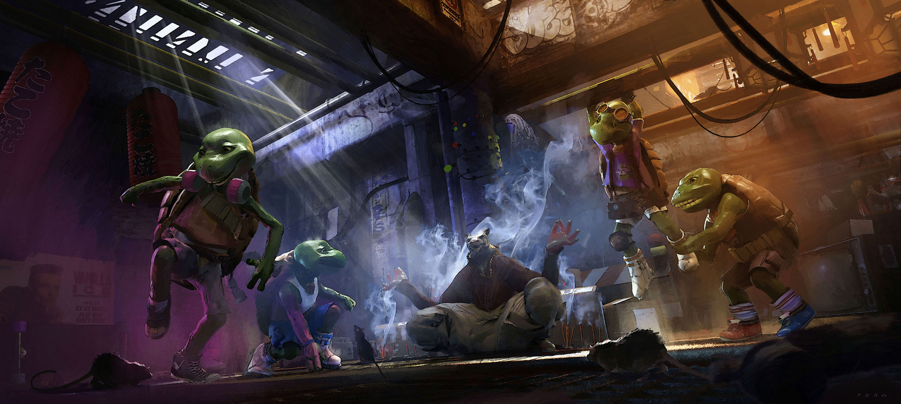 Additional work visual development – atmospheric environment concept