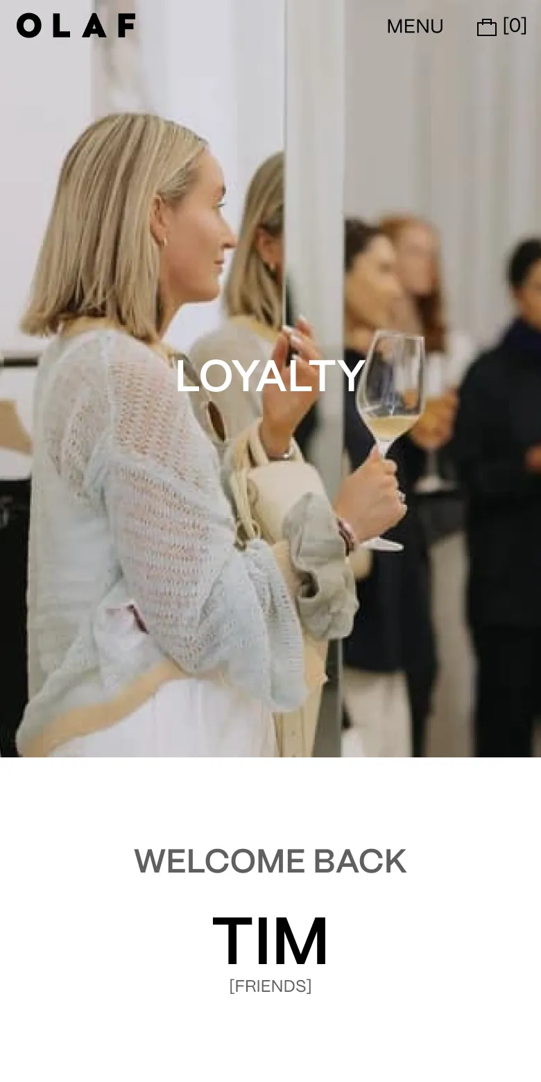 Branded loyalty program example
