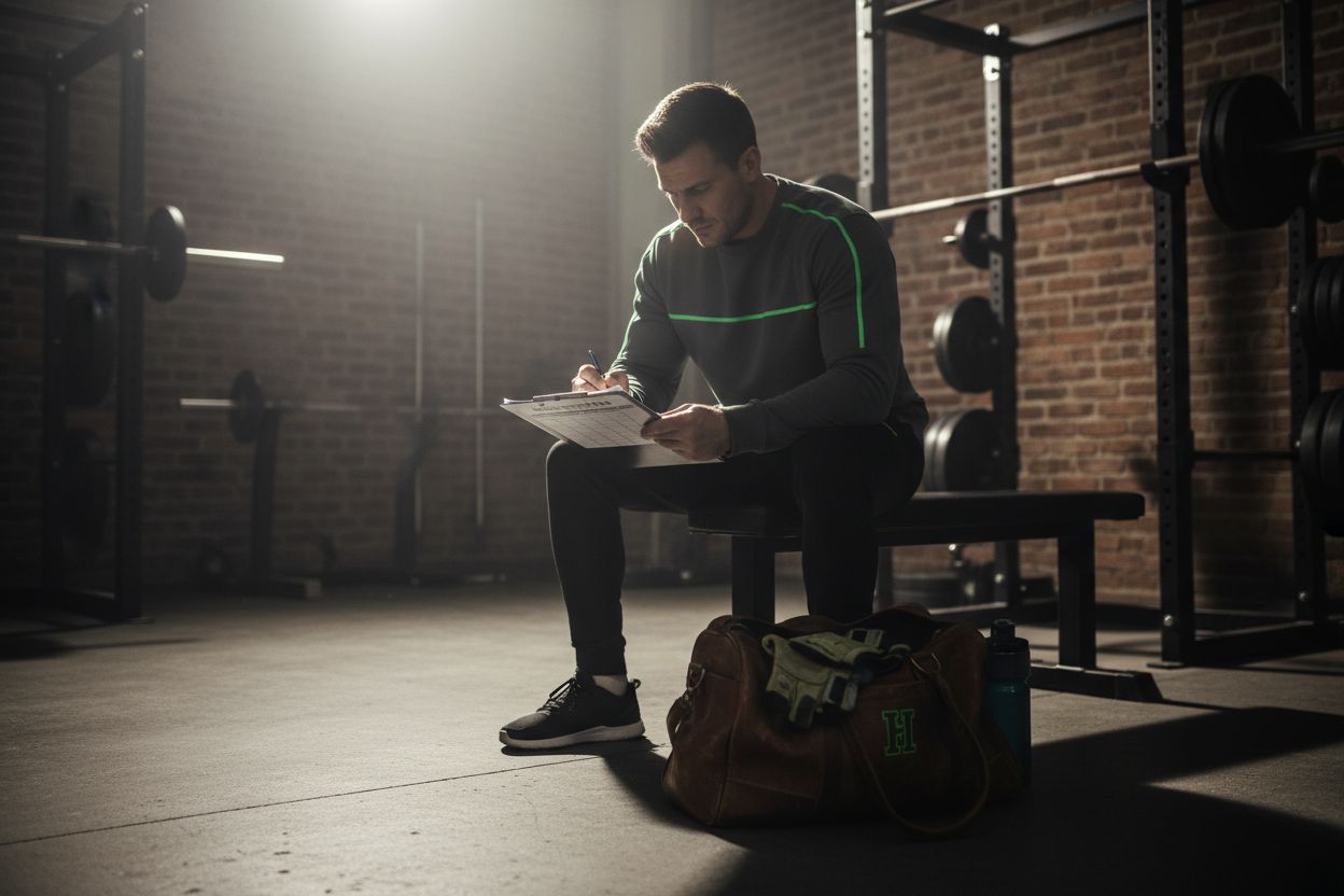 Coach writing a lifting plan