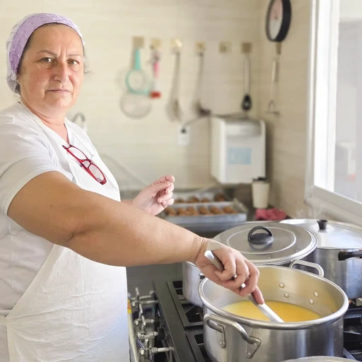 Prato de alimentação balanceada preparada pela equipe de nutrição do Residencial Nova Era.