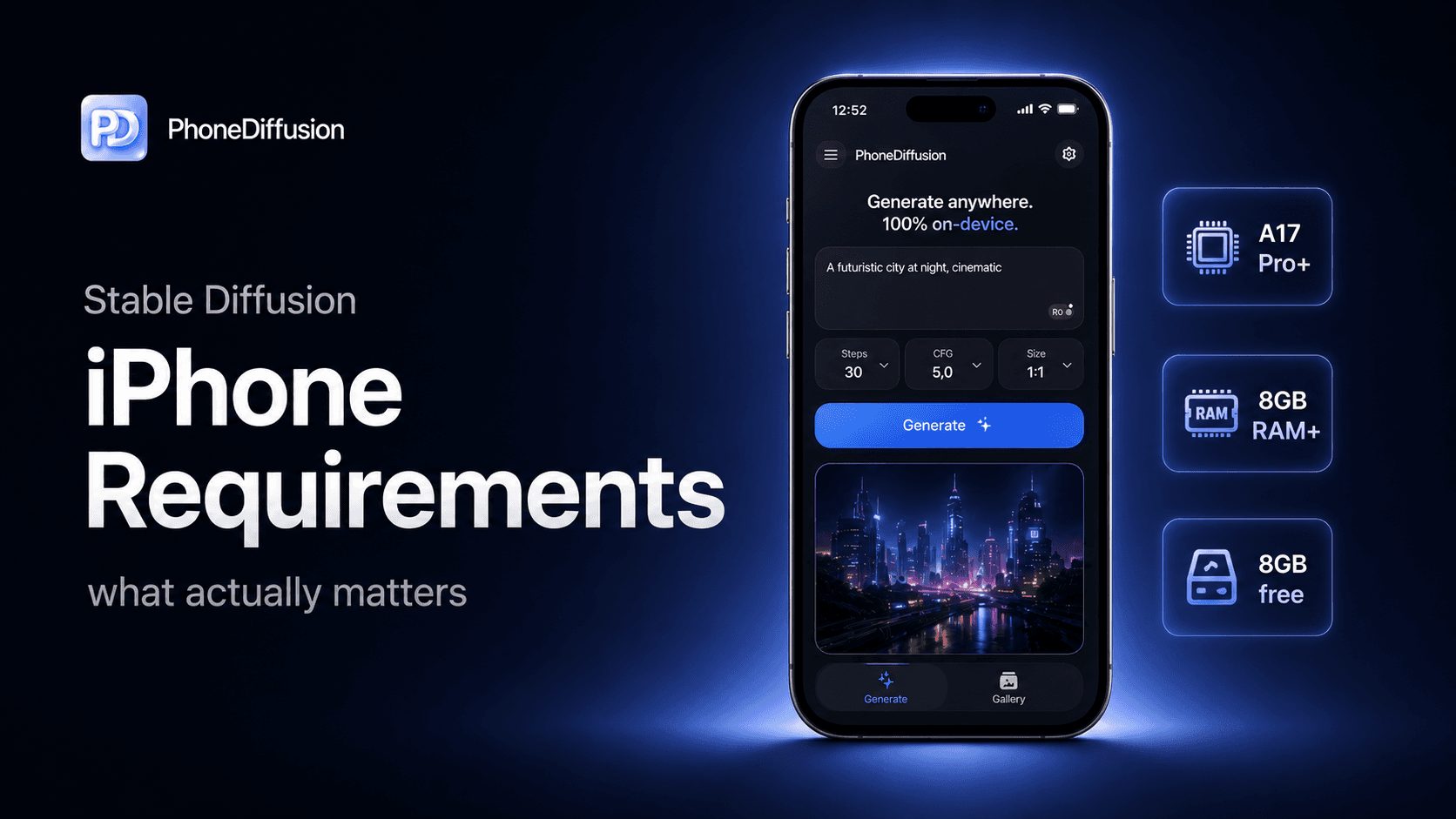 Stable Diffusion iPhone Requirements: What Actually Matters
