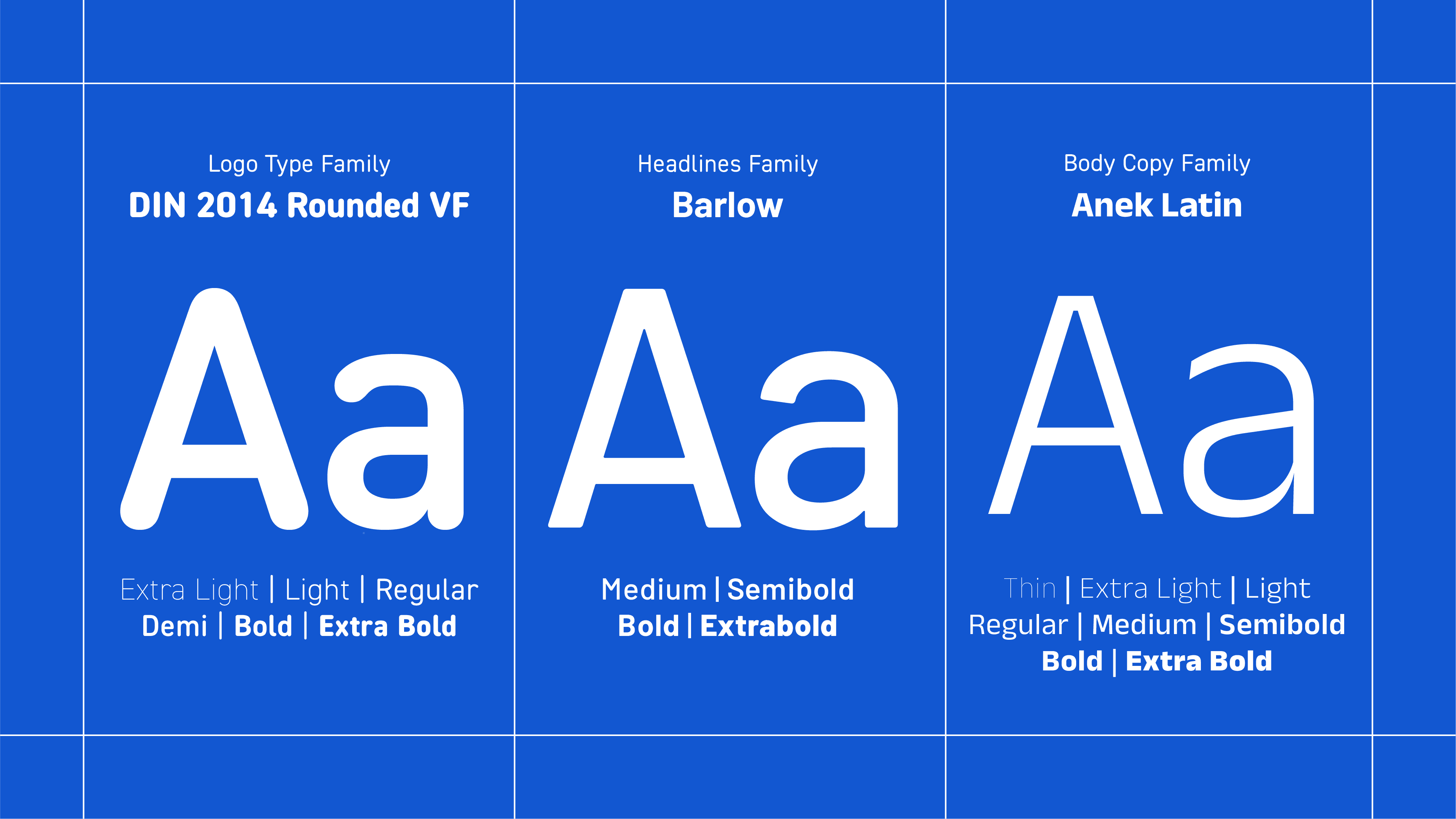 Wadi's Typography overview