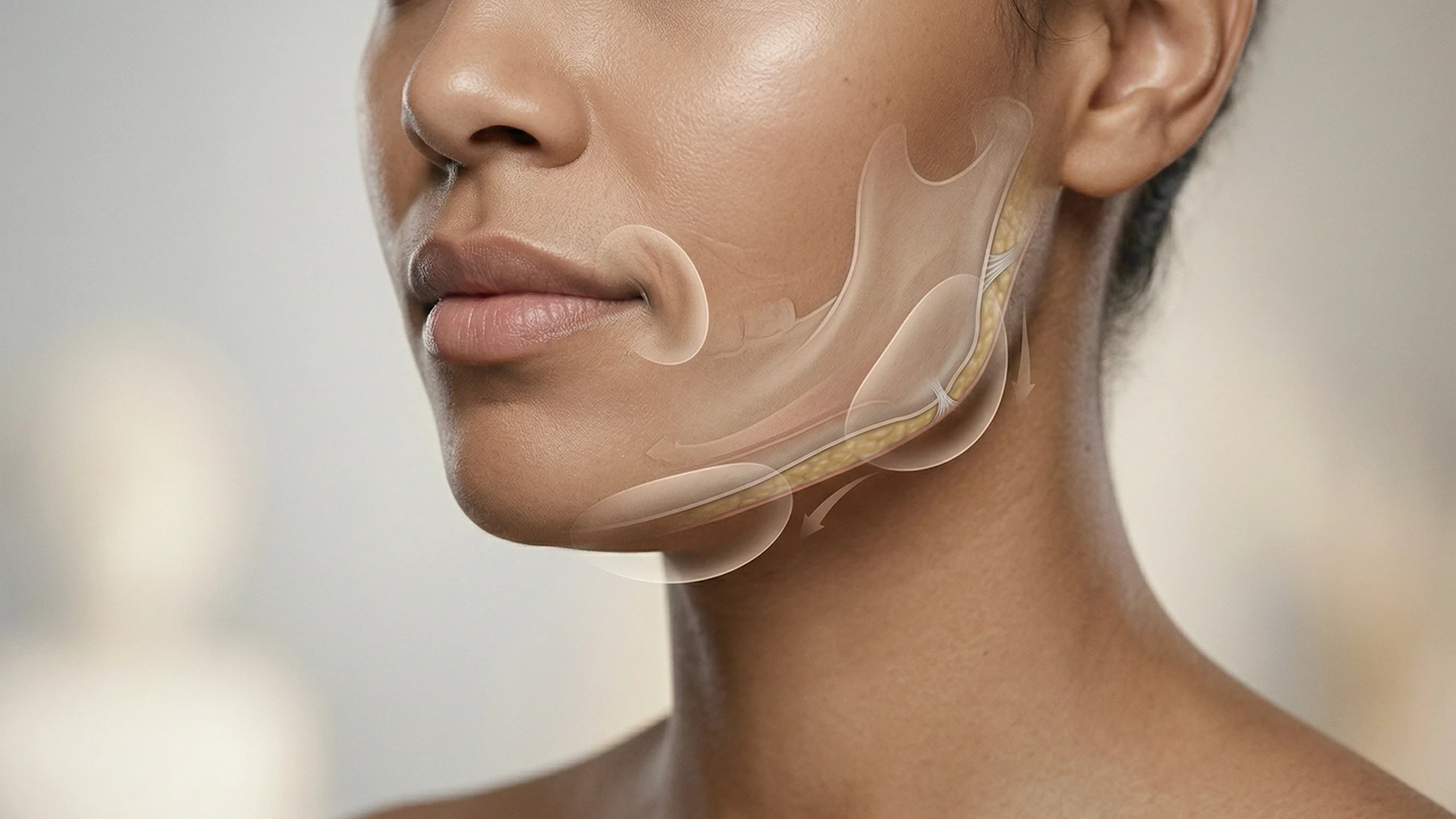 Bioestimulador de colágeno na mandíbula para efeito lifting, firmeza da pele e redefinição do contorno facial na harmonização orofacial