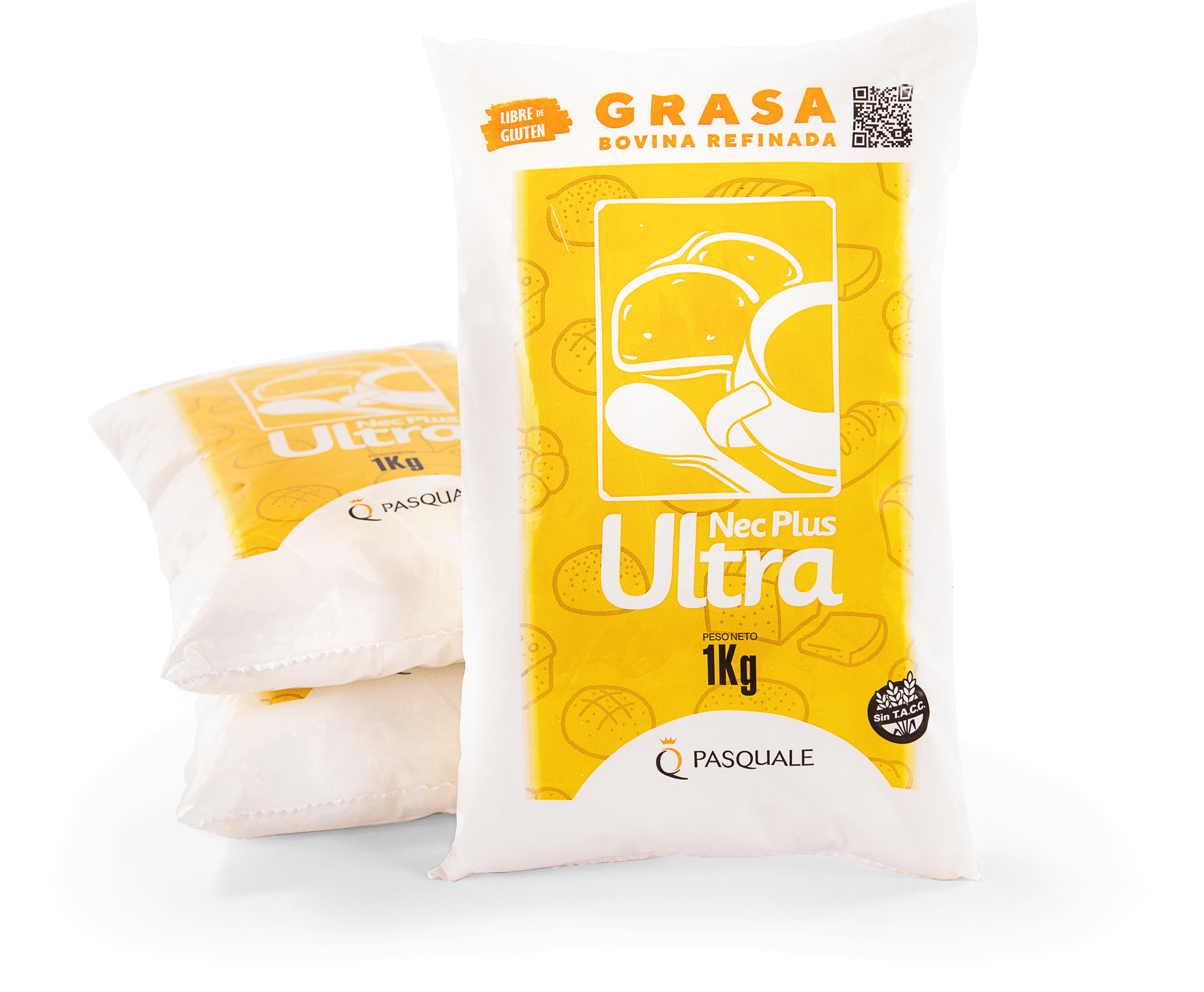 Grasa bovina refinada Nec Plus Ultra, ideal para panificación y uso industrial.
