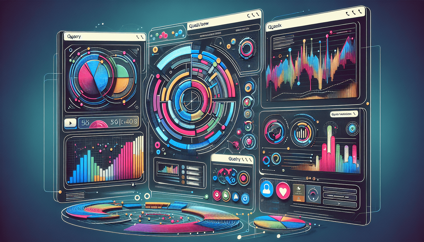 A visual representation explaining DataView and its functionalities.