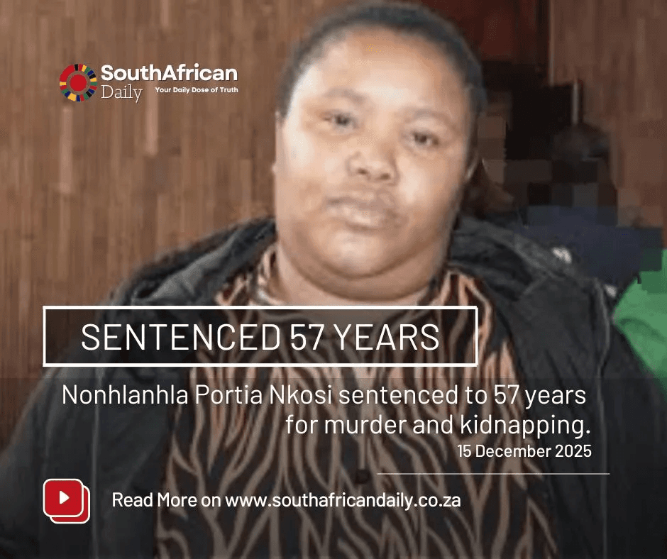 Photo:Woman handed 57 years for murder and kidnapping – South African Daily