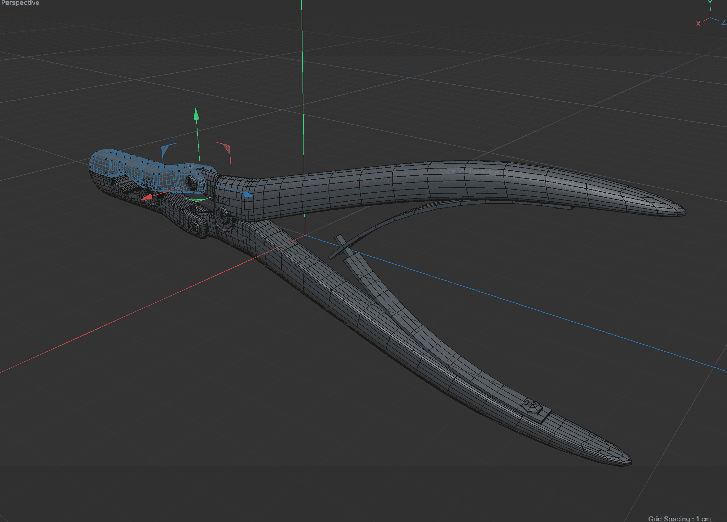 Surgical instrument 3d Modeling with expression-driven Movement Controls