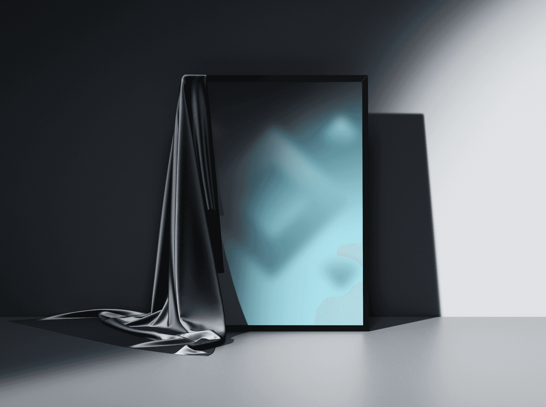 Black and white photo of a building