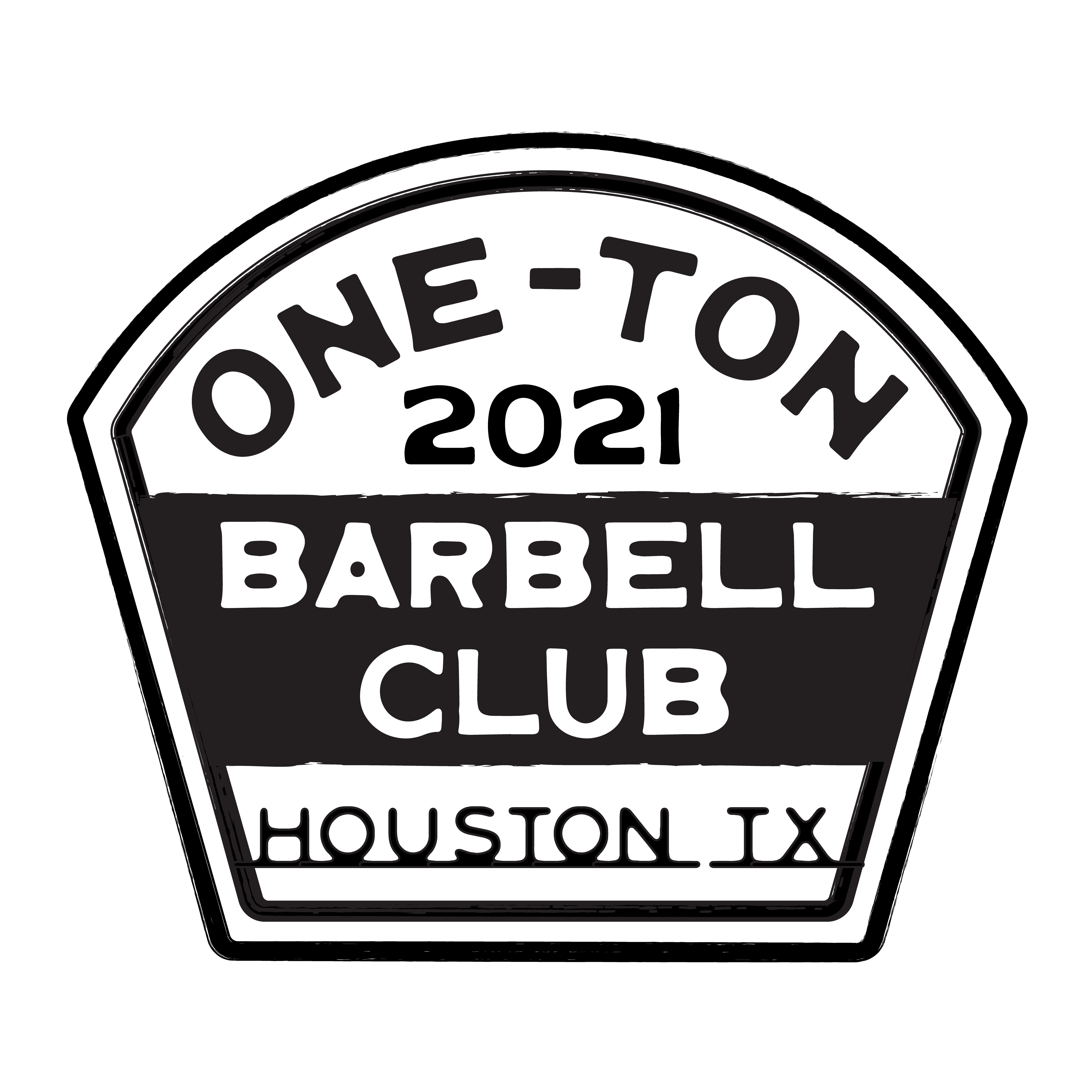 One-Ton Barbell Club Brand Mark