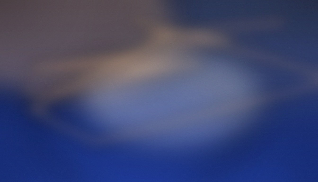 Cobalt-blue and rose-gold abstract editorial illustration for the b2b web design agency article.