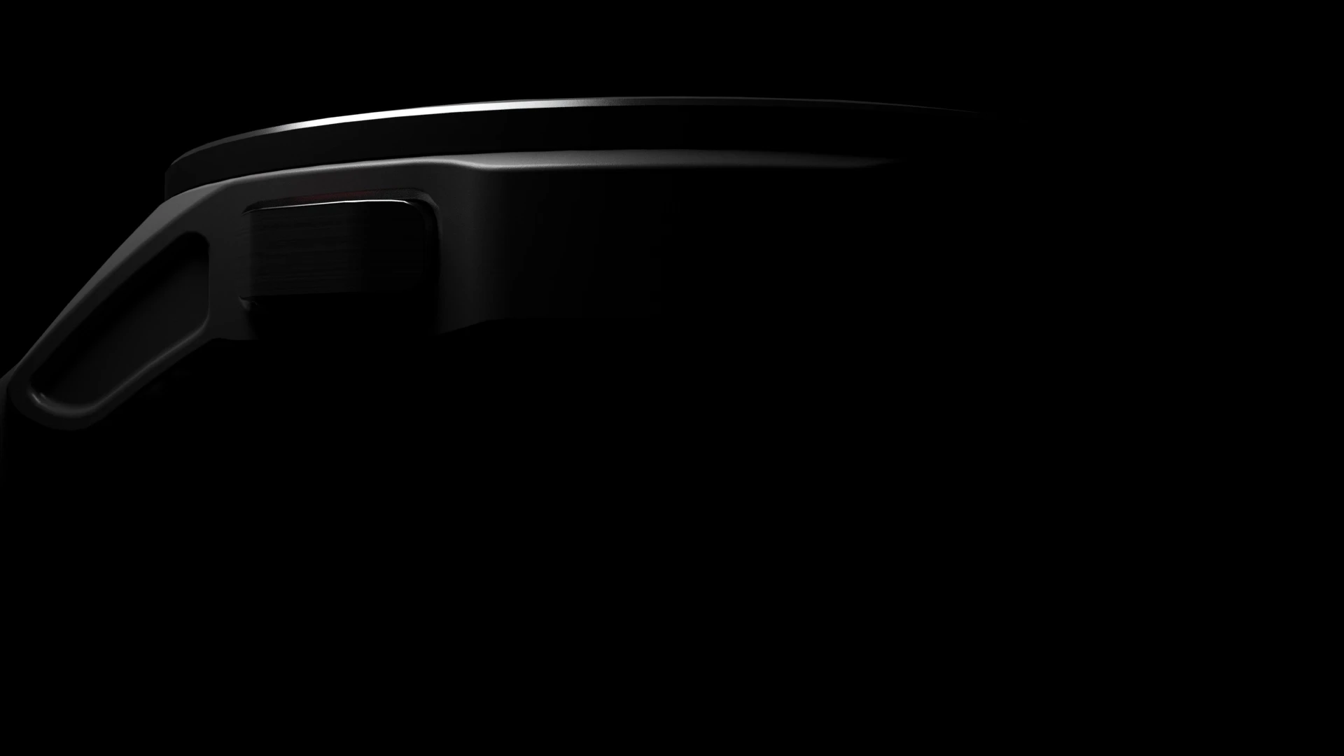 3D product render of Redmi Watch S smartphone design