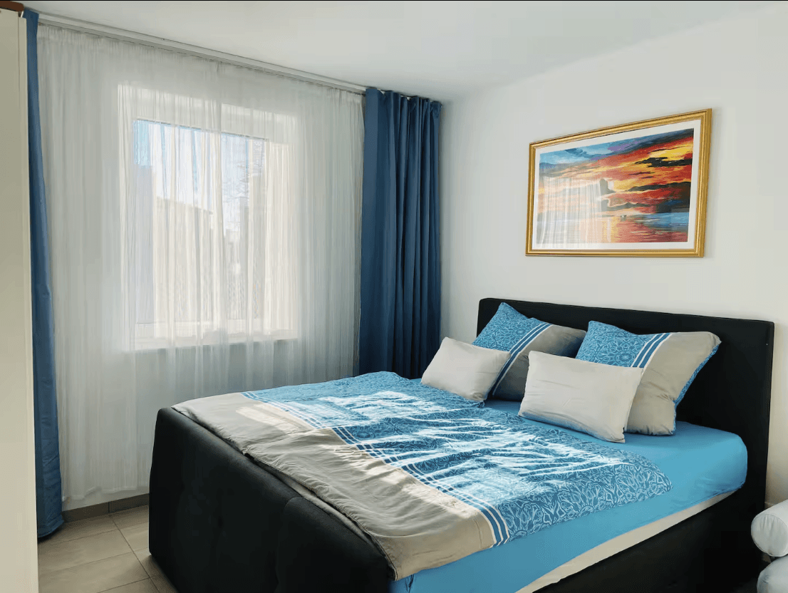 Ferienwohnung Markgrafenheide Schlafzimmer