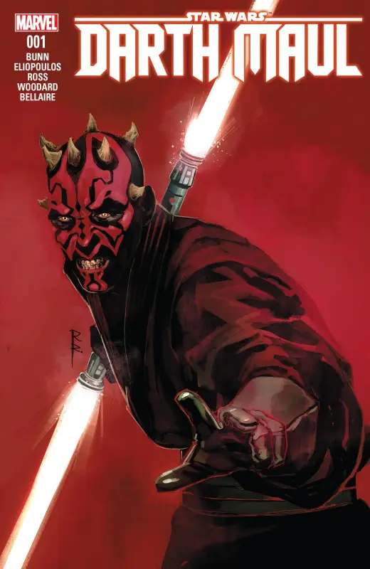 Cover from the Marvel 2017 Darth Maul miniseries.