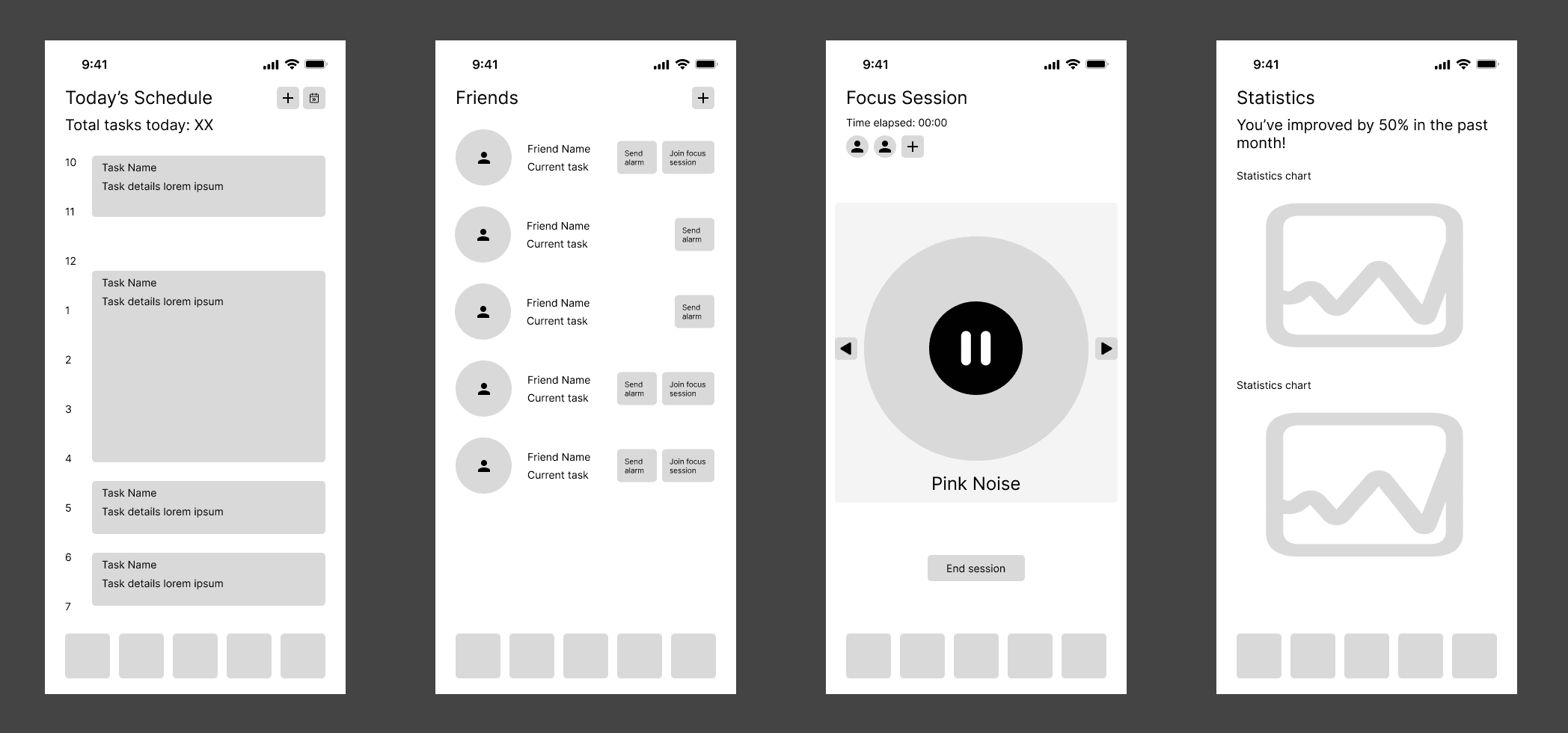 Low-fi Figma prototype variation 2