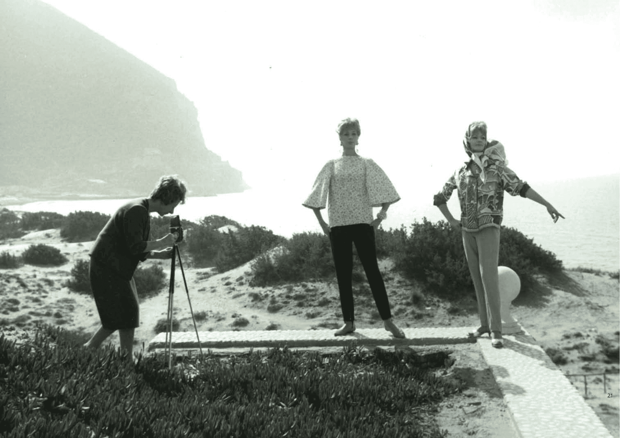 Fernanda Gattinoni at her villa in Sabaudia.