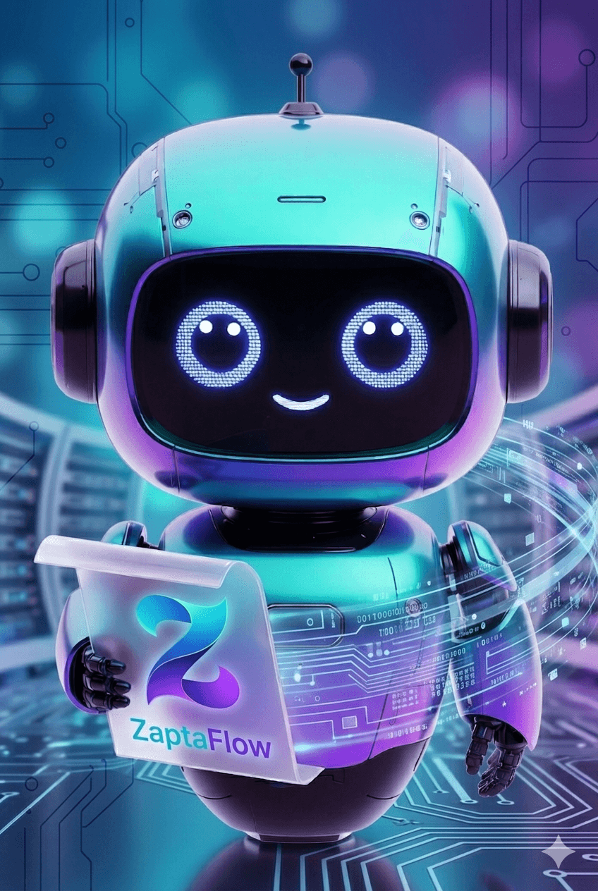 Mascotte ZaptaFlow