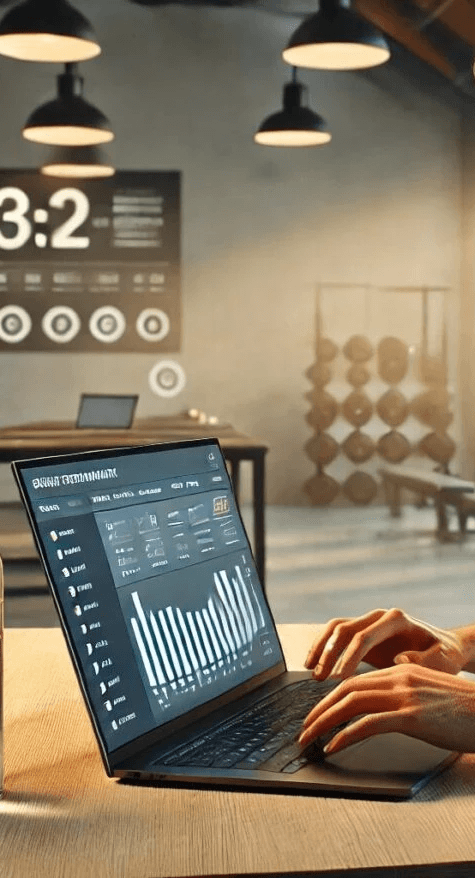 Portrait of a person in dark clothing speaking on a phone