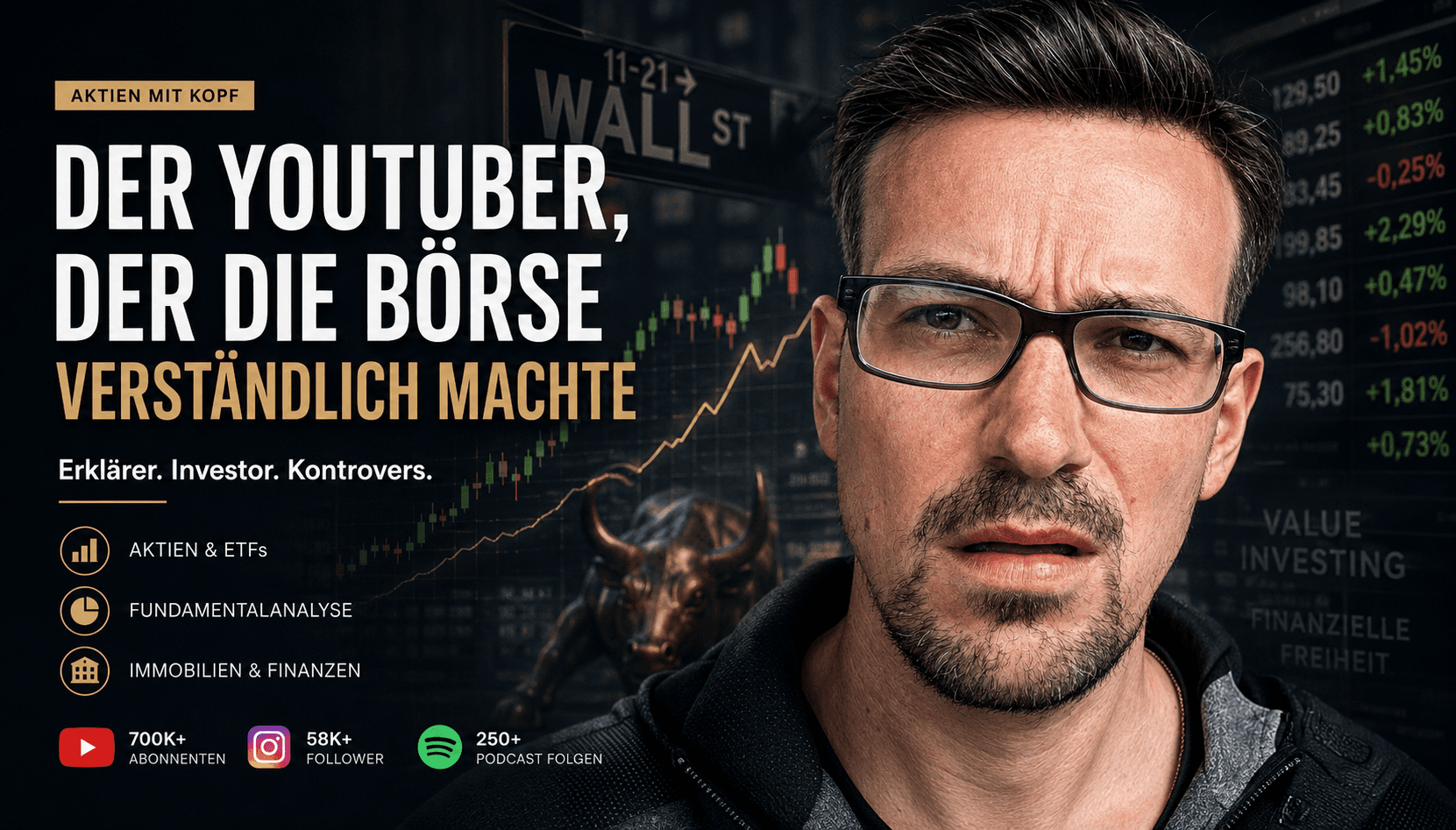 Kolja Barghoorn Aktien mit Kopf YouTube Finanzkanal Erfahrungen