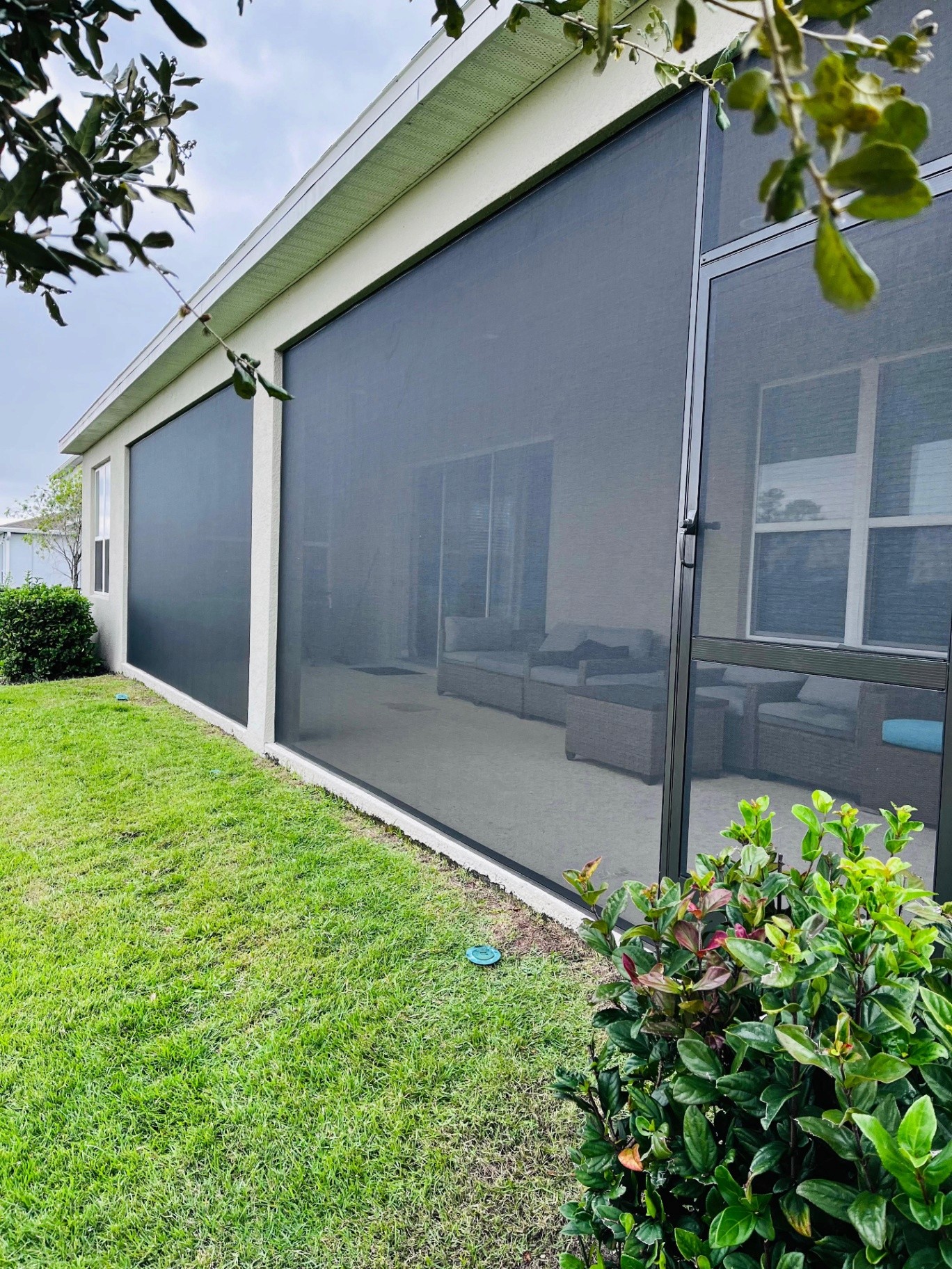 Covered Lanai with Screens