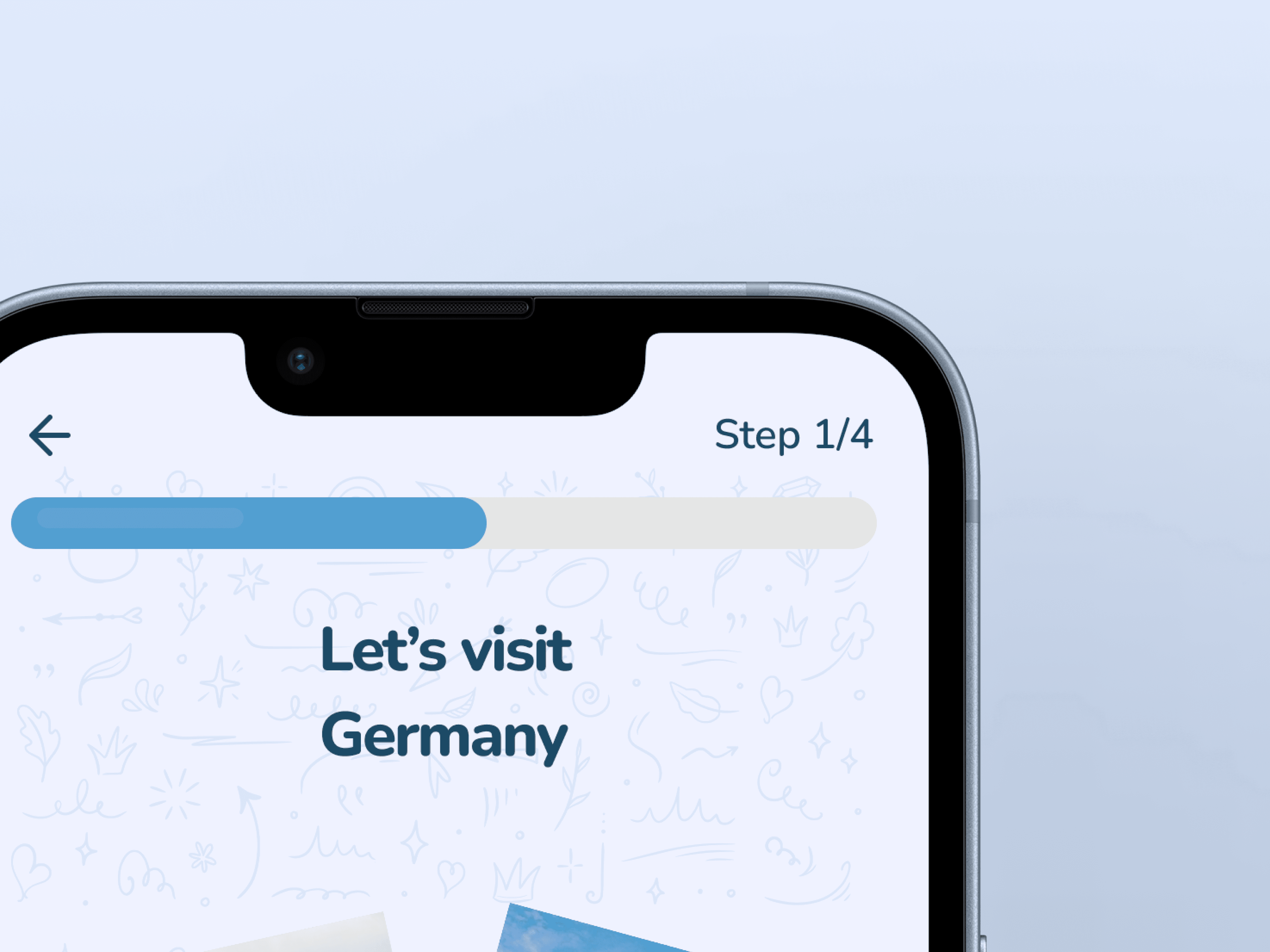 App Screen with open sidebar