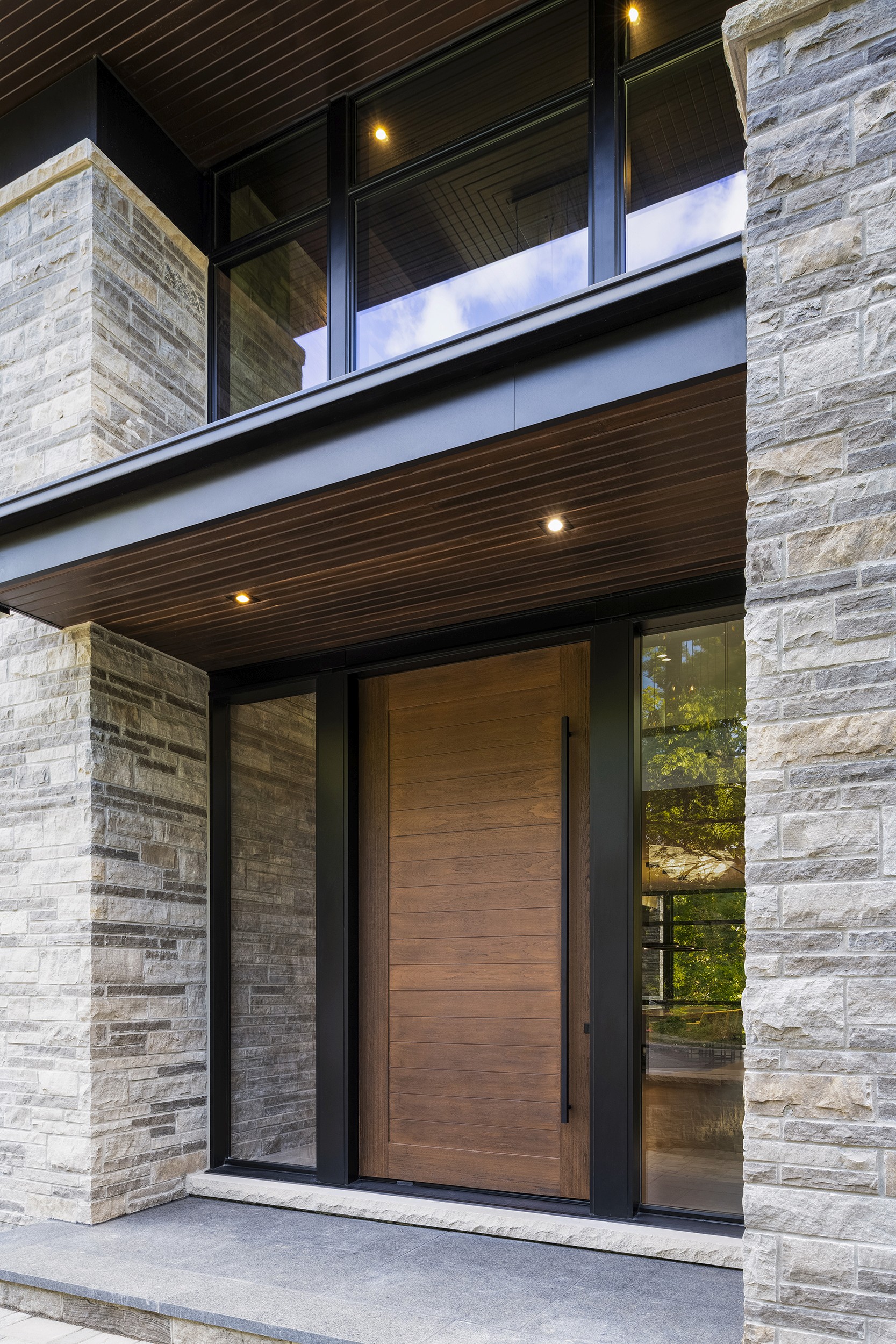 Custom Fiberglass Pivot Door in King City, ON — project gallery image 2.
