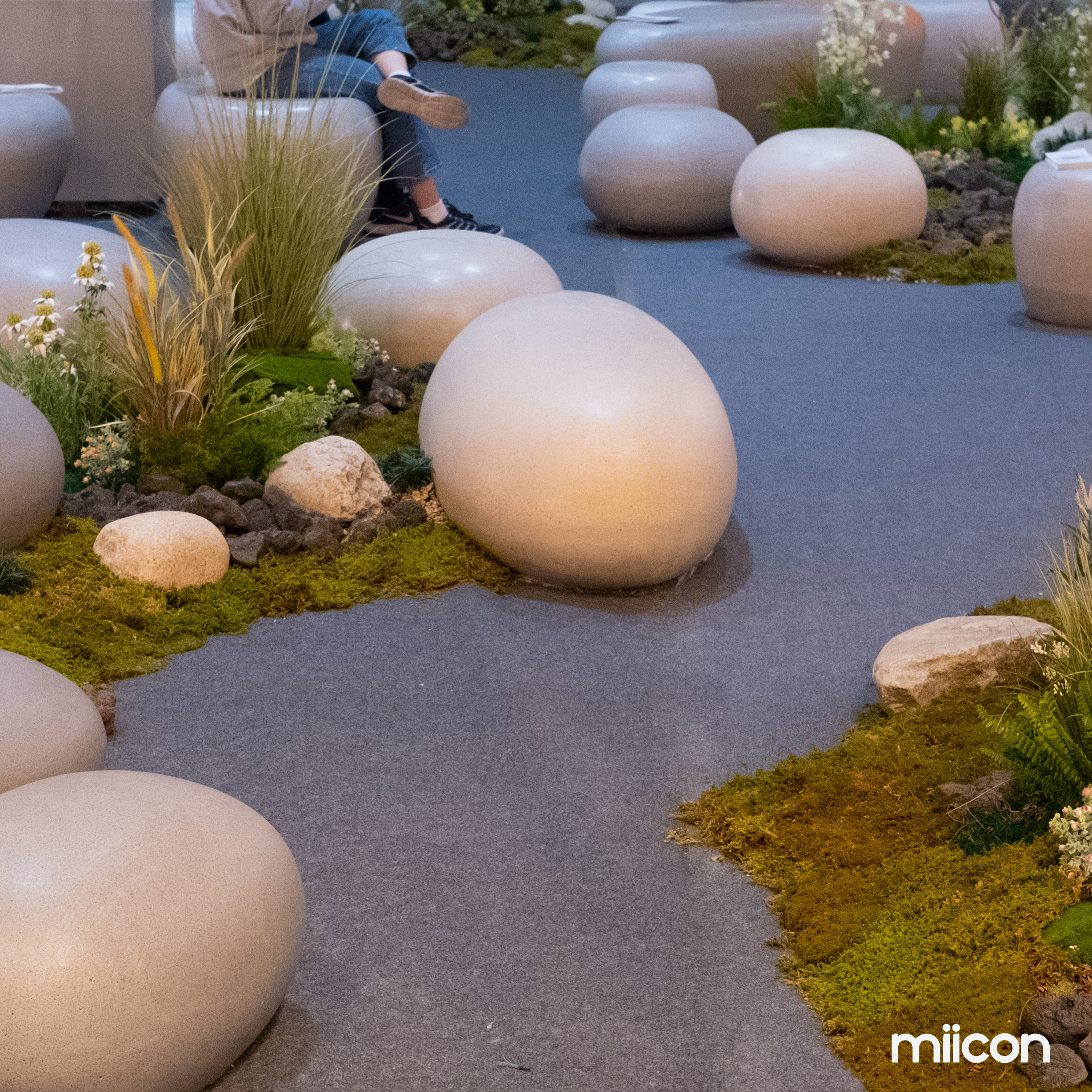 Futuristic device on gradient studio background.