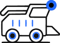 Autonomous harvester icon
