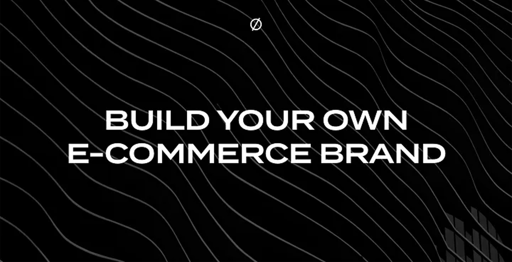 building your own ecommerce brand