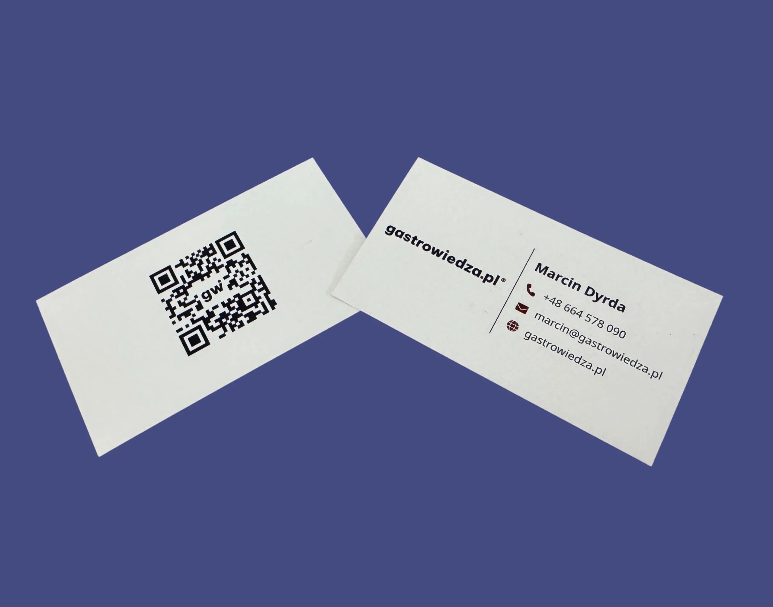 GastroWiedza Business Cards Employee