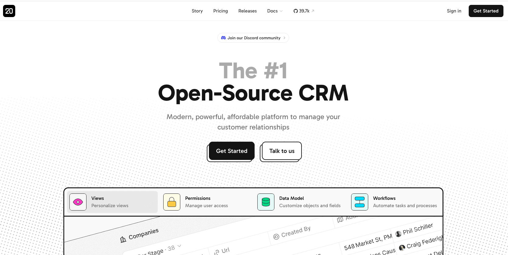 CRM for bootstrapped startups - TwentyCRM