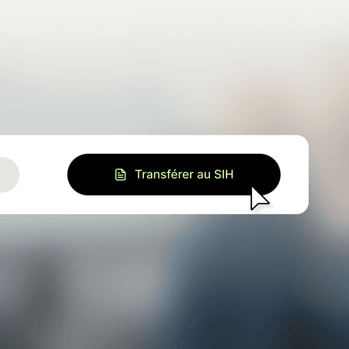 One-click transfer of the completed note and confirmed codes from Tandem into the medical record system.