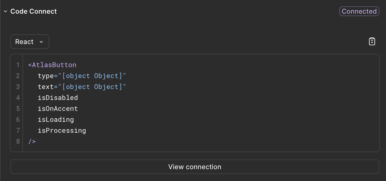 documentation example of list row component
