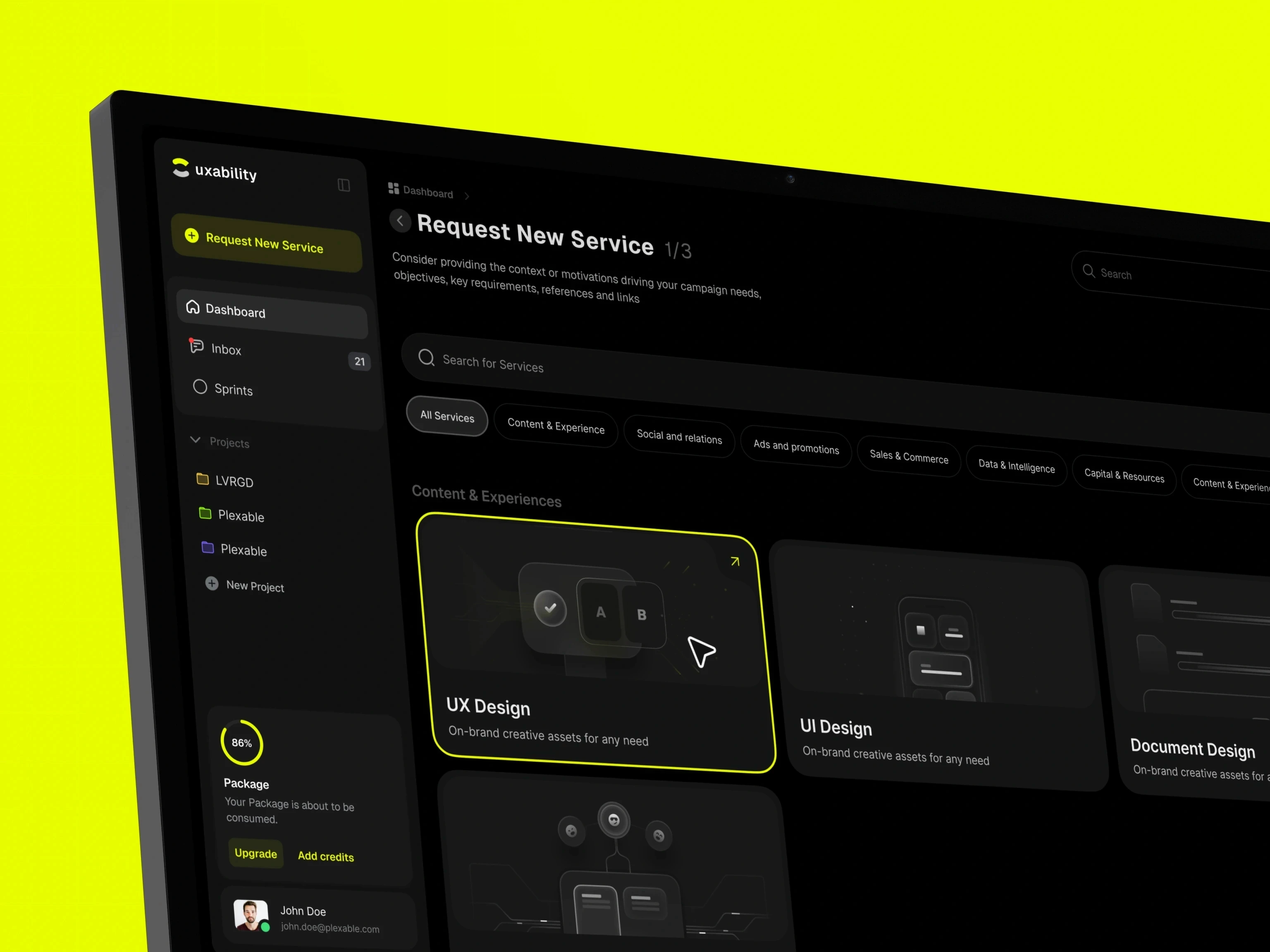 Uxability — Design Pillars 2 Section visual 1