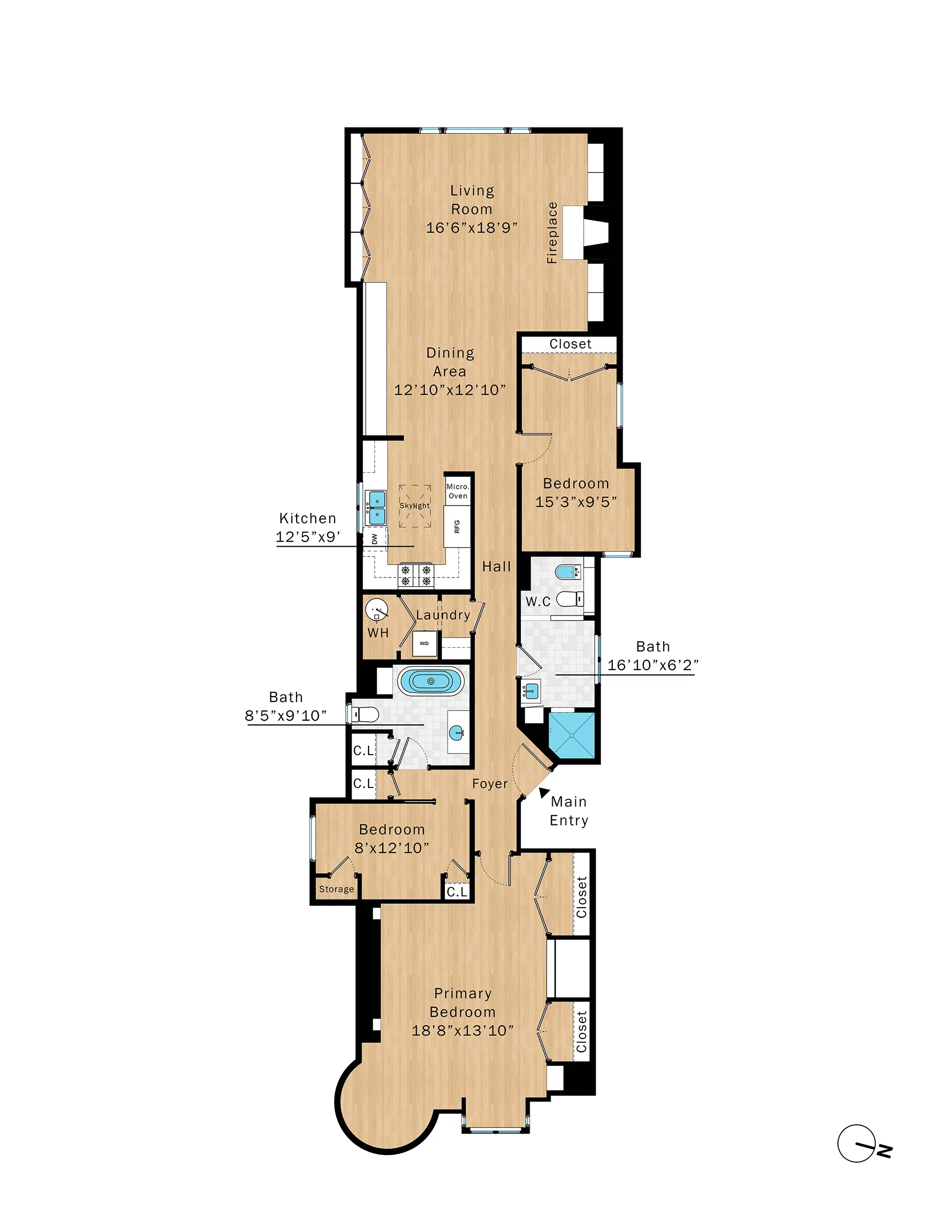 Webster Street Floor Plan